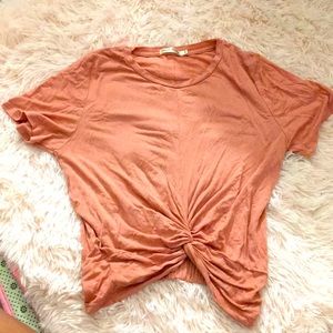 Peach Crop Top
